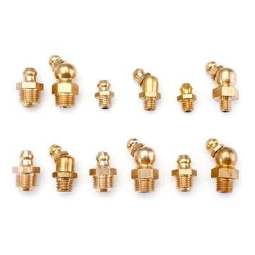 130pcs Assorted Box Grease Nipples Fitting Tools Kit Metric and Imperial BSP UNF M6 M8 M10 45/90/180