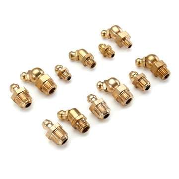 130pcs Assorted Box Grease Nipples Fitting Tools Kit Metric and Imperial BSP UNF M6 M8 M10 45/90/180