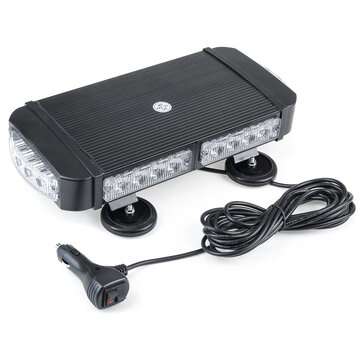 13Inch 24LED Car Roof Top Emergency Warning Strobe Light Bar 7 Flashing Pattern Beacon Lamp Waterpro