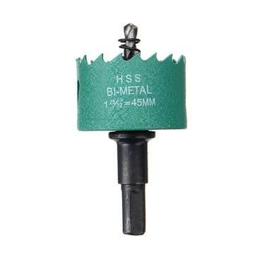 13pcs 16-53mm M42 HSS Hole Saw Cutter Green 16/18/20/22/25/30/32/35/38/40/45/50/53mm Metal Tip Drill