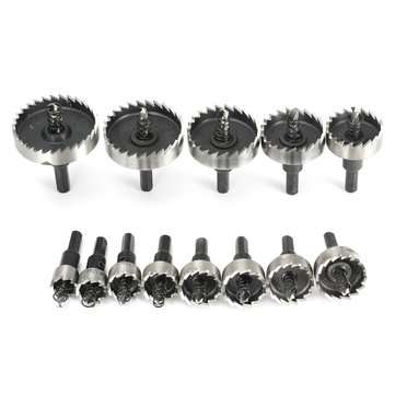 13pcs 16-53mm HSS Hole Saw Cutter 16/18/20/22/25/26/28/30/35/40/45/50/53mm Hole Saw Drill Bits Set