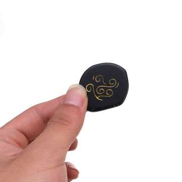 13pcs Black Jasper Runes Gemstone Power Stones Rune Set Symbols Healing Crystals