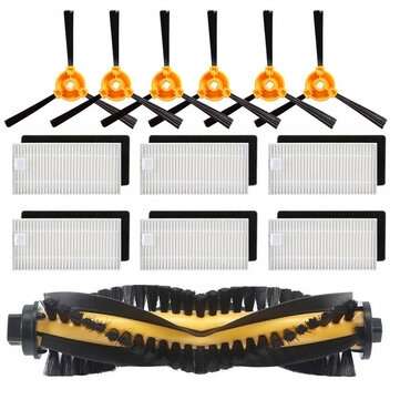 13pcs Replacements for Ecovacs Deebot N79 N79S Vacuum Cleaner Parts Accessories Main Brush*1 Side Br