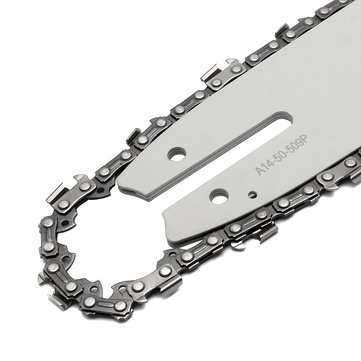 14 Inch Steel Chain Saw Guide Bar with 2pcs Chains for Stihl Chainsaw 017 MS170 MS171