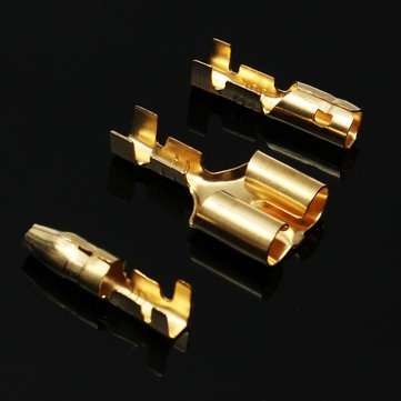140 Pieces 3.9 mm Male Female Double Motorcycle Car Bullet Connector Terminals