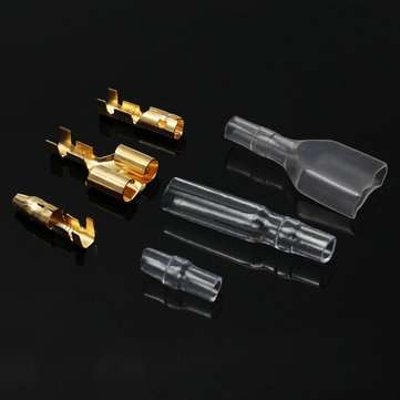 140 Pieces 3.9 mm Male Female Double Motorcycle Car Bullet Connector Terminals