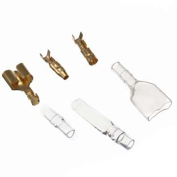 140 Pieces 3.9 mm Male Female Double Motorcycle Car Bullet Connector Terminals
