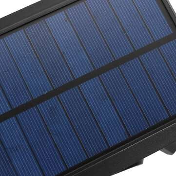 140 COB Solar Wall Light Three-Head Induction Motion Sensor Street Light Garden Courtyard Pathway La