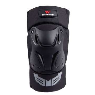14.2-19.7inch Universal Motorcycle Racing Knee Pads Armor Protective Guard Black