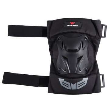 14.2-19.7inch Universal Motorcycle Racing Knee Pads Armor Protective Guard Black