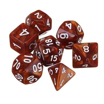 140PCS 20 Color Polyhedral Dices Set For Dungeons & Dragons Dice Desktop RPG Game