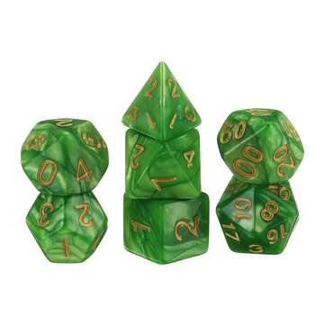 140PCS 20 Color Polyhedral Dices Set For Dungeons & Dragons Dice Desktop RPG Game