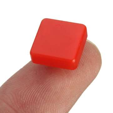 140pcs Square Mixed Color Tactile Button Cap Kit For 12x12x7.3MM Tact Switches