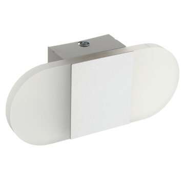 140x60x10MM 3W LED Modern Acrylic Mini Wall Light Oval Shape ... (COLOR: WHITE | SHELL COLOR: WHITE)