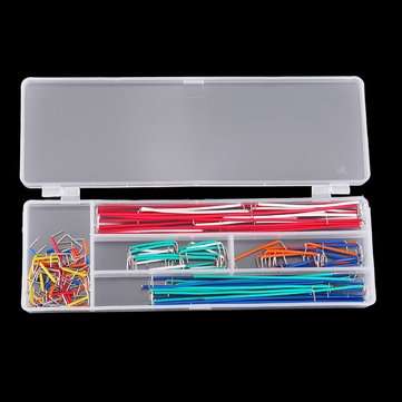 140pcs U Shape Shield Solderless Breadboard Jumper Cable Wires Kit