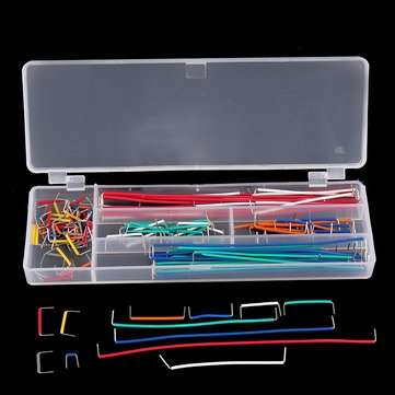 140pcs U Shape Shield Solderless Breadboard Jumper Cable Wires Kit