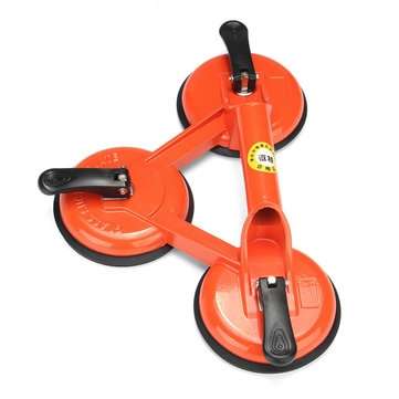 145kg Heavy Duty 3 Suction Cup Triple Pad Sucker Plate Glass Lifter Carrier Tool