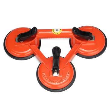 145kg Heavy Duty 3 Suction Cup Triple Pad Sucker Plate Glass Lifter Carrier Tool