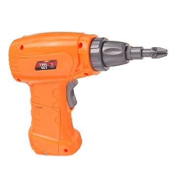 144pcs Power Tool Drill Kids Power Screw Driver Drill Toy Construction Tool Electric Drill Toy DIY E