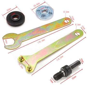 14pcs 10mm Connecting Rod Set with Wrench Polishing Pad and Saw Blade Set