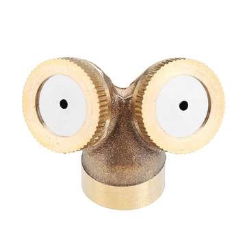 14x1.5 Internal Thread Brass Two-Headed Agricultural Spray Nozzle For Gardening Irrigation