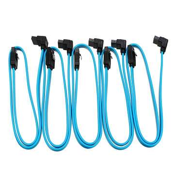 15 x 18 Inch SATA 3.0 Cable SATA3 III 6GB/s Right Angle 90 Degree HDD Hard Drive Converter Cable