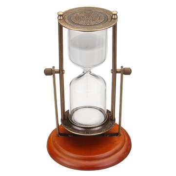 15 Minutes Rolating Hourglass Sandglass Sand Clock Timer Table Home Decoration Desktop Ornament