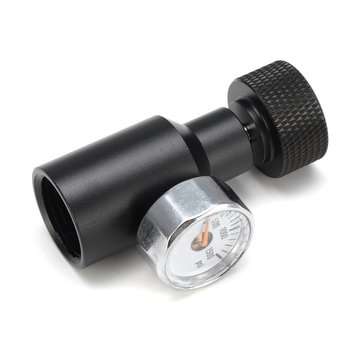 1500 PSI CO2 Fill Adaptor Regulator On/Off Gauge Valve For Paintball 1/8NPT G1/2
