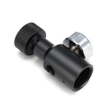 1500 PSI CO2 Fill Adaptor Regulator On/Off Gauge Valve For Paintball 1/8NPT G1/2