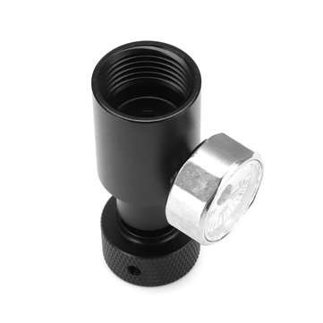 1500 PSI CO2 Fill Adaptor Regulator On/Off Gauge Valve For Paintball 1/8NPT G1/2