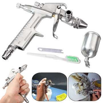150ml Aluminum Alloy 0.3MM Needle Gravity Airbrush Spray Gun Paint Kit