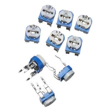 150pcs 15 Values 10 Each Trimming Potentiometer RM-065 Adjustment 100ohm-1M RM065 Variable Resistors