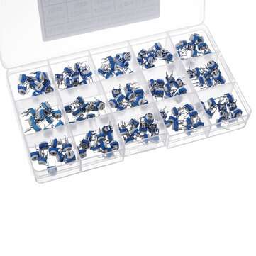150pcs 15 Values 10 Each Trimming Potentiometer RM-065 Adjustment 100ohm-1M RM065 Variable Resistors