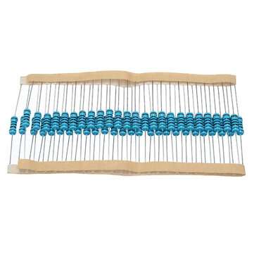 150pcs 1W Metal Film Resistor 1% 100 ohm Resistance