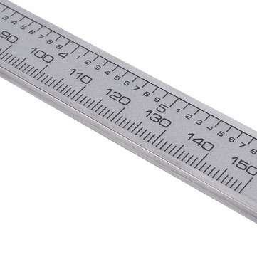 150mm Stainless Steel Digital Caliper Fraction /mm/ Inch High Precision Large LCD Digital Display Ve