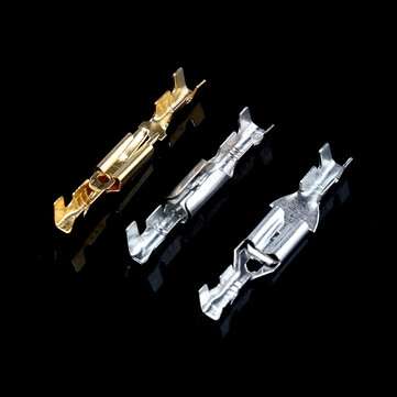150Pcs 6.3/4.8/2.8/4mm Male Female Butt Terminal With Sleeve Car Spade Connector