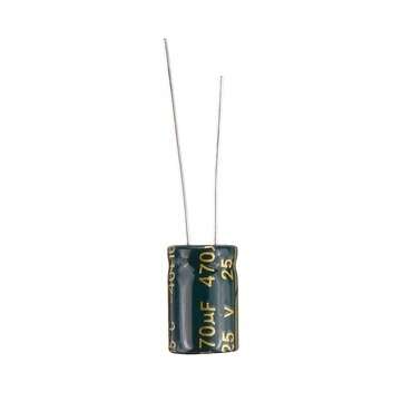 150Pcs 25V 470UF 8 x12MM High Frequency Low ESR Radial Electrolytic Capacitor
