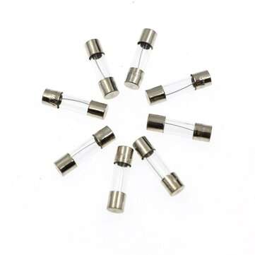 150PCS Fast-blow Glass Tube Fuses Car Glass Tube Fuses Assorted Kit with Box Fuses Household Fuses 0