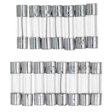 150PCS Fast-blow Glass Tube Fuses Car Glass Tube Fuses Assorted Kit with Box Fuses Household Fuses 0