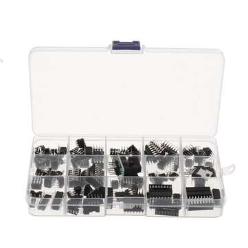 150pcs/23 Kind of IC Chip Types Operational Amplifier Vibrator PWM Optocoupler IC ... (TYPE: 150PCS)