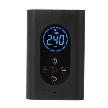150PSI 4000mAh 80W Portable Digital Air Pump With Power Bank LED Light Function For Car Bicycle Moto