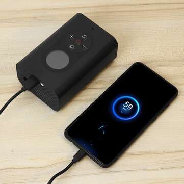 150PSI 4000mAh 80W Portable Digital Air Pump With Power Bank LED Light Function For Car Bicycle Moto