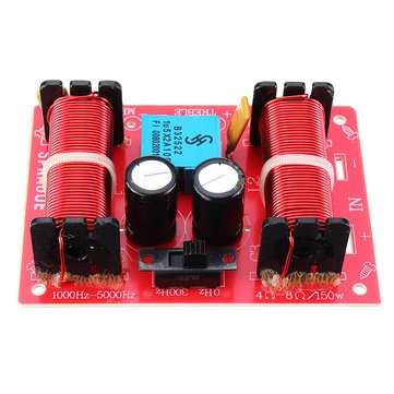 150W 3WAY Audio Speaker Treble Medium Bass 3 Dividers Three-way Speaker Frequency Divider Module