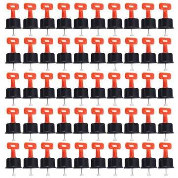 151PCS Reusable Tile Leveling System Kit Flat Ceramic T-Lock Locator Spacer Tool