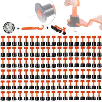 151pcs Tile Leveling System Tile Spacer Wall Leveler Wedges Spacers Flooring Wall Tile Carrelage Lev