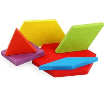 155 Tablets Shape Puzzle Toy Geometric Shapes Jigsaw Puzzle Toys Early Educational Intelligent Kit f