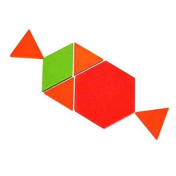 155 Tablets Shape Puzzle Toy Geometric Shapes Jigsaw Puzzle Toys Early Educational Intelligent Kit f