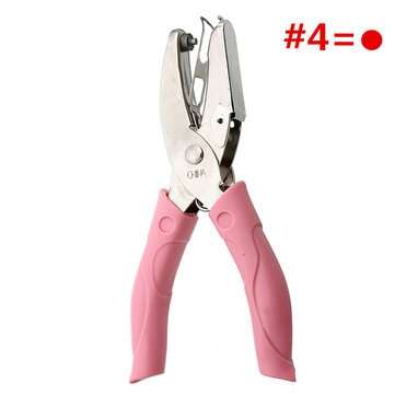 155mm Stainless Steel Manual Hole Puncher Pliers DIY Hand Tool - 5 Size  (SIZE: #4)