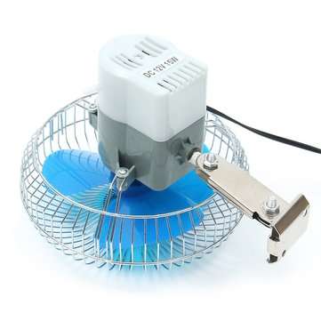 15cm Portable Deluxe Oscillating 6 Inch Fan Auto Caravan Boat Truck Car Vehicle