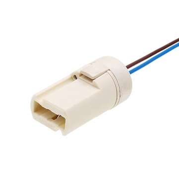 15CM G9 Base 3A Ceramic LED Lamp Holder Socket Wire with Plastic Back Cover AC250V